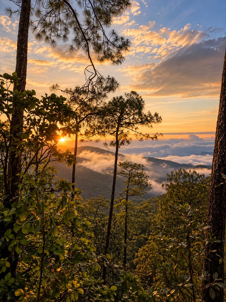 Horizonte de montaña